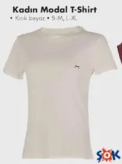 SLAZENGER KADIN MODAL T-SHİRT SLAZENGER KADIN MODAL T-SHİRT
